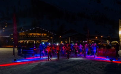 Au départ de l'Avaline Trax hier soir