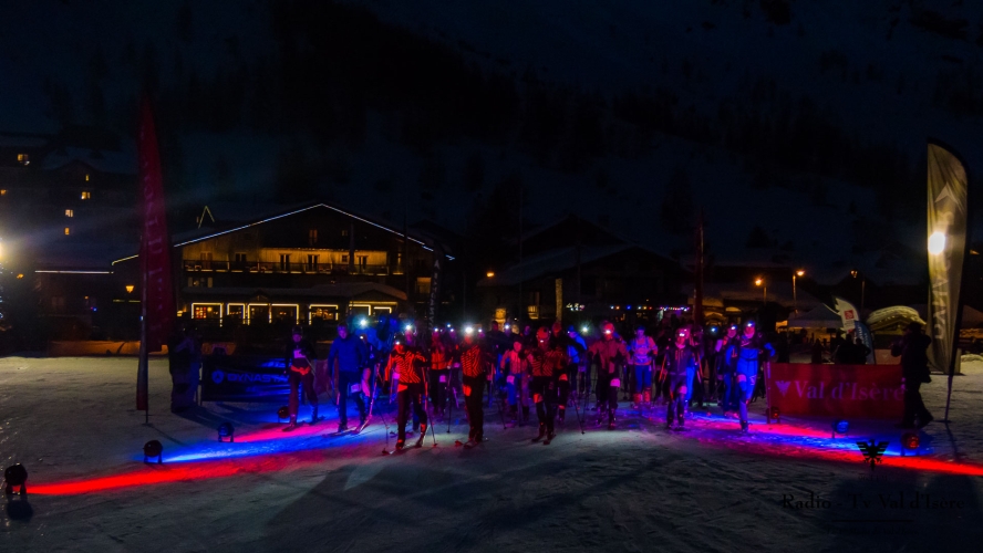 Au départ de l'Avaline Trax hier soir