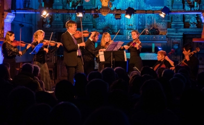 Les musiciens de Classicaval heir soir durant les quatre saisons de Vivaldi